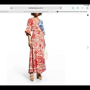 NWT Farm Rio Mixed Pineapple Garden Dress SMALL